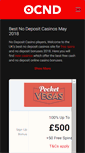 Mobile Screenshot of onlinecasinonodeposit.co.uk